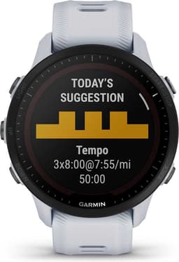 Garmin Forerunner 955 Solar - Hardloophorloge - Sporthorloge - Met GPS Tracker - Geschikt voor hardlopen - Wit — thumbnail 3