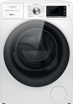 Whirlpool W8 W846WR BE wasmachine Voorlader 8 kg 1351 RPM Zwart, Wit — thumbnail 1