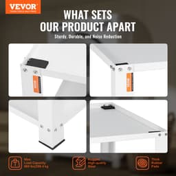 VEVOR Kledingdroger met Opbergvak, 28" x 28" x 16" Wasmachine Droger Standplatform, Universele Pasvorm, 500 lb Capaciteit, Multifunctionele Stalen Basis voor Wasmachine — thumbnail 4