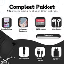 Bosstony Snelle Kids Tablet 10 inch - Ouderlijk Toezicht - 6000mAh Batterij - Android 13 - Incl Beschermpakket - Kindertablet vanaf 3 jaar — thumbnail 10