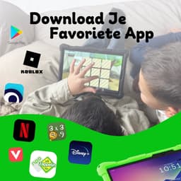 Bosstony Snelle Kids Tablet 10 inch - Ouderlijk Toezicht - 6000mAh Batterij - Android 13 - Incl Beschermpakket - Kindertablet vanaf 3 jaar — thumbnail 5