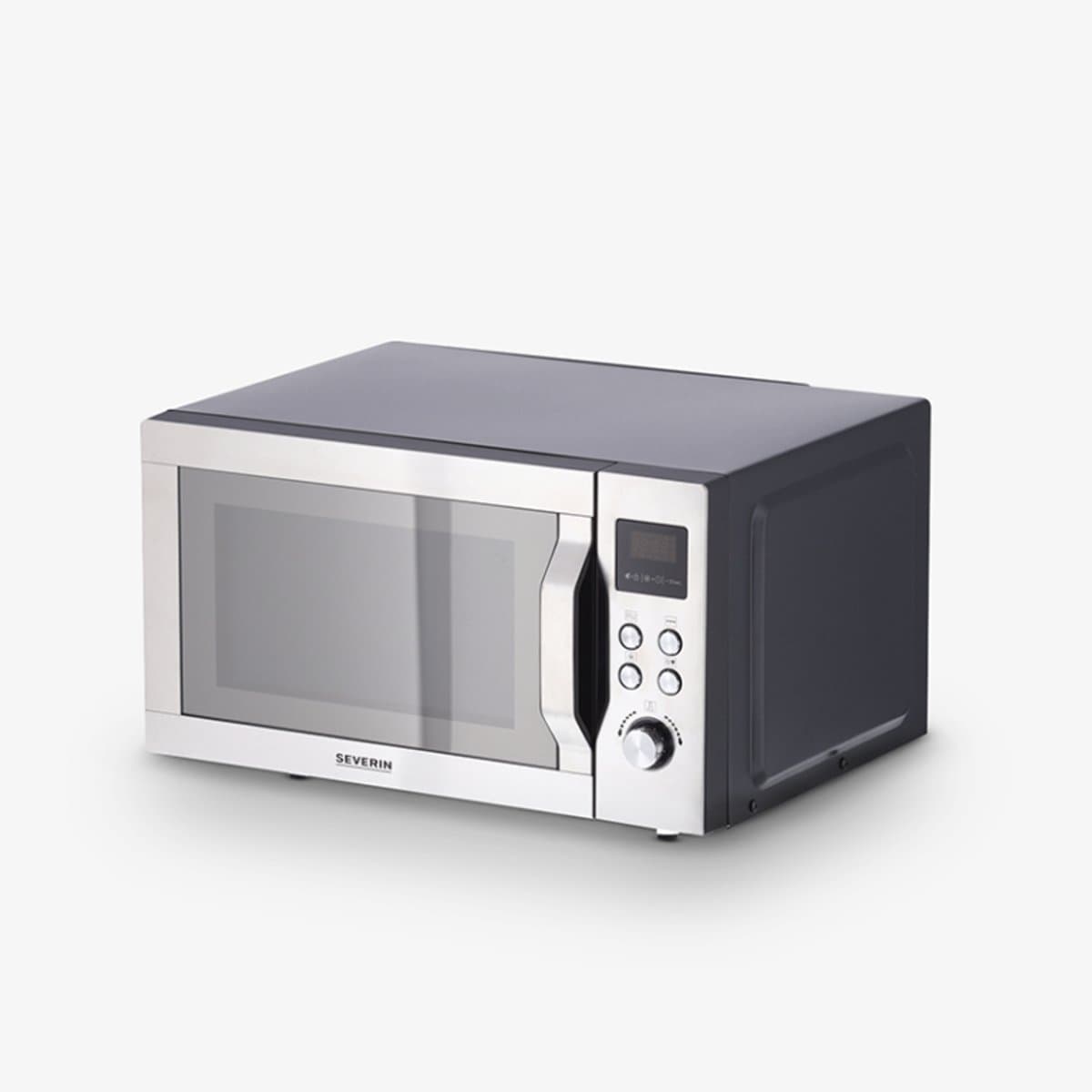 Severin MW 7777 Combi magnetron – Glazen Bodem zonder Draaiplateau – Ultra-Hetelucht tot 230 °C - 25 Liter - RVS — afbeelding 1