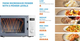 Midea - AG20CF2EBK - Magnetron met grillfunctie - 8 automatische programma's — thumbnail 4