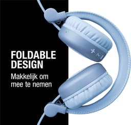 Fresh ‘n Rebel Code Core – Draadloze on-ear koptelefoon – Bluetooth - 30 uur Speeltijd - Blauw - Vivid Blue — thumbnail 4