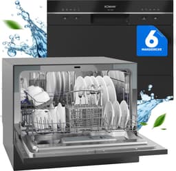 Bomann TSG 7405 - minivaatwasser - zwart — thumbnail 4