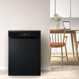 Inventum VVW6060AB energiezuinige vaatwasser - 14 couverts - Verstelbare bovenkorf - Besteklade-Bestekmand - Stil: 42 dB - 9 programma’s - Deur opent automatisch - Startuitstel - Energielabel A - Vrijstaand - Matzwart — thumbnail 3