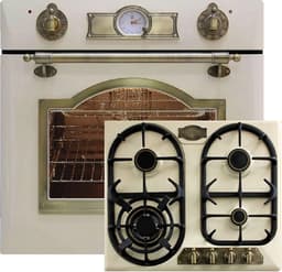 Kaiser - Inbouwoven - gaskookplaat - EG 6345 ElfEm - met enkele telescoopgeleider -retro gasfornuis - retro - 67L -Gaskookplaat KG 6325 ElfEm - 60 cm — thumbnail 1