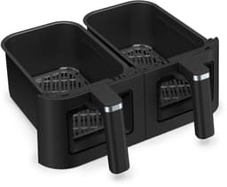 Tristar Dubbele Airfryer FR-9429 - 2x 4,5 Liter - Dubbele Mand - Kijkvenster - 9L - 2500W — thumbnail 12