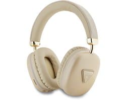 Guess Bluetooth Stereo Koptelefoon - Saffiano Triangle Logo - Goud