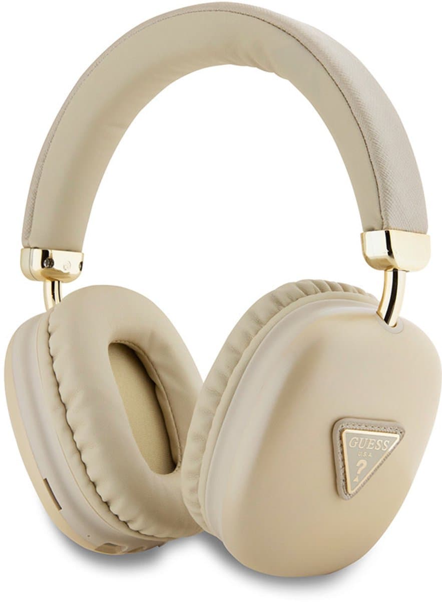 Guess Bluetooth Stereo Koptelefoon - Saffiano Triangle Logo - Goud — afbeelding 1