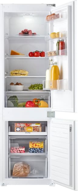 Inventum IKV1786D 178 cm energiezuinige inbouw koel-vriescombinatie - 251 liter - Koelkast met vriesvak 70 liter - Vershoudlade - Supervriezen - Led-verlichting - Deur op deur - Wit — thumbnail 1