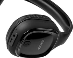 Grixx Draadloze Bluetooth Koptelefoon met Microfoon – On-Ear – 10 uur batterij – Lichtgewicht – 3.5mm kabel – Zwart / Blauw — thumbnail 3