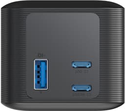 Anker 737 Powerbank (PowerCore 24K) 24.000mAh - 140W - 2x USB-C en 1x USB-A Poorten - Zwart/Zilver - Smart Digital Display - Geschikt voor Smartphones en Laptops — thumbnail 6
