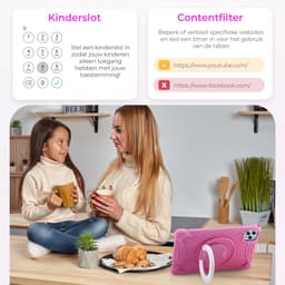 ATouch Kindertablet Tab 10 Plus – Kindertablet Vanaf 3 jaar – Kindertablets 2026 Model – 10 Inch Kids Tablet – Android 15 – Kinder Tablet – Inclusief 64GB+64SD & Screenprotector - Roze — thumbnail 6