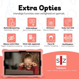 Bosstony Snelle Kids Tablet 10 inch - Ouderlijk Toezicht - 6000mAh Batterij - 192 GB - Incl Beschermpakket - Kindertablet vanaf 3 jaar - Tablet Kinderen — thumbnail 9