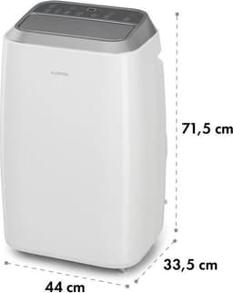 Klarstein Mobiele airconditioner met luchtafvoerslang, 4-in-1 airconditioner met ventilator, luchtontvochtiger & nachtmodus, Kleine & draagbare airconditioner voor thuis & op kantoor, Laag verbruik, 12000 BTU,5 kW voor 56 m² - Afstandsbediening — thumbnail 25