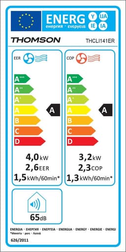 Thomson - mobiele airconditioner - Wit - THCLI141ER — thumbnail 2