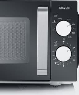 Severin MW 7762 2 Magnetron met Grill – Innovatieve vlakke glazen bodem - Koken op Twee Niveaus - 33% meer inhoud - 20 Liter - Zwart — thumbnail 4