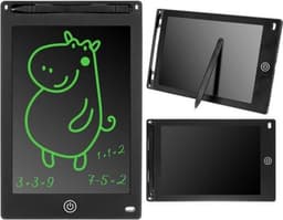 Tekentablet voor kinderen - Zwart - 8,5" - Notitieblok - Grafische tablet - Tekenbord kinderen - Tekentablet - LCD Tekentablet kinderen - Grafische tablet kinderen - Kindertablet zwart — thumbnail 1
