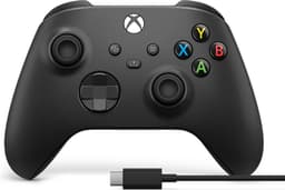 Xbox Draadloze Controller - Zwart - Inclusief USB C kabel - Xbox, PC, Cloud Gaming — thumbnail 2