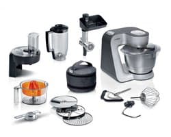 Bosch MUM5 - MUM5935B - Keukenmachine - 1000W - Keukenrobot - Keukenmixer - Mixer met Mengkom - 3,9L - Donker zilver