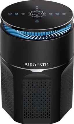 Airdestic Airwave Luchtreiniger - Air Purifier - Hepa 13 Filter – CADR 275 m³/h - Luchtreinigers – Luchtfilter – Effectief Tegen Huisstofmijt, Stof, Hooikoorts En Meer – App — thumbnail 1