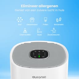 Auronic Luchtreiniger Fresh met HEPA 13 Filter, Ionisator en Koolstoffilter - Ruimtes tot 45m² - CADR-waarde van 225m³/u - Air Purifier - Wit — thumbnail 3