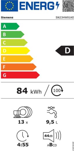 Siemens SN23HW01KE IQ 300 Vrijstaande vaatwasser — thumbnail 2