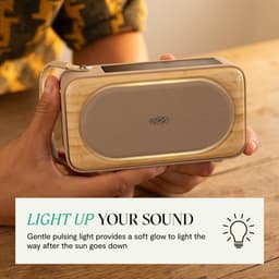 House of Marley Roots Solar bluetooth speaker - Draadloze compacte speaker - Ingebouwde Flesopener - Solar Powerbank - Waterproof - 19 uur Batterijduur - Gemaakt van Duurzame Materialen - Cream — thumbnail 11