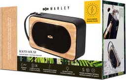 House of Marley Roots Solar bluetooth speaker - Draadloze compacte speaker - Ingebouwde Flesopener - Solar Powerbank - Waterproof - 19 uur Batterijduur - Gemaakt van Duurzame Materialen - Zwart — thumbnail 4