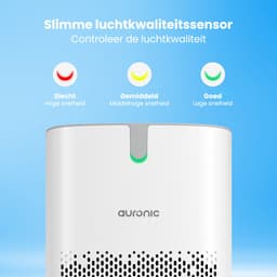 Auronic Luchtreiniger Fresh Pro met HEPA 13 Filter, Ionisator en Koolstoffilter - Ruimtes tot 65m² - CADR-waarde van 300m³/u - Air Purifier - Wit — thumbnail 5