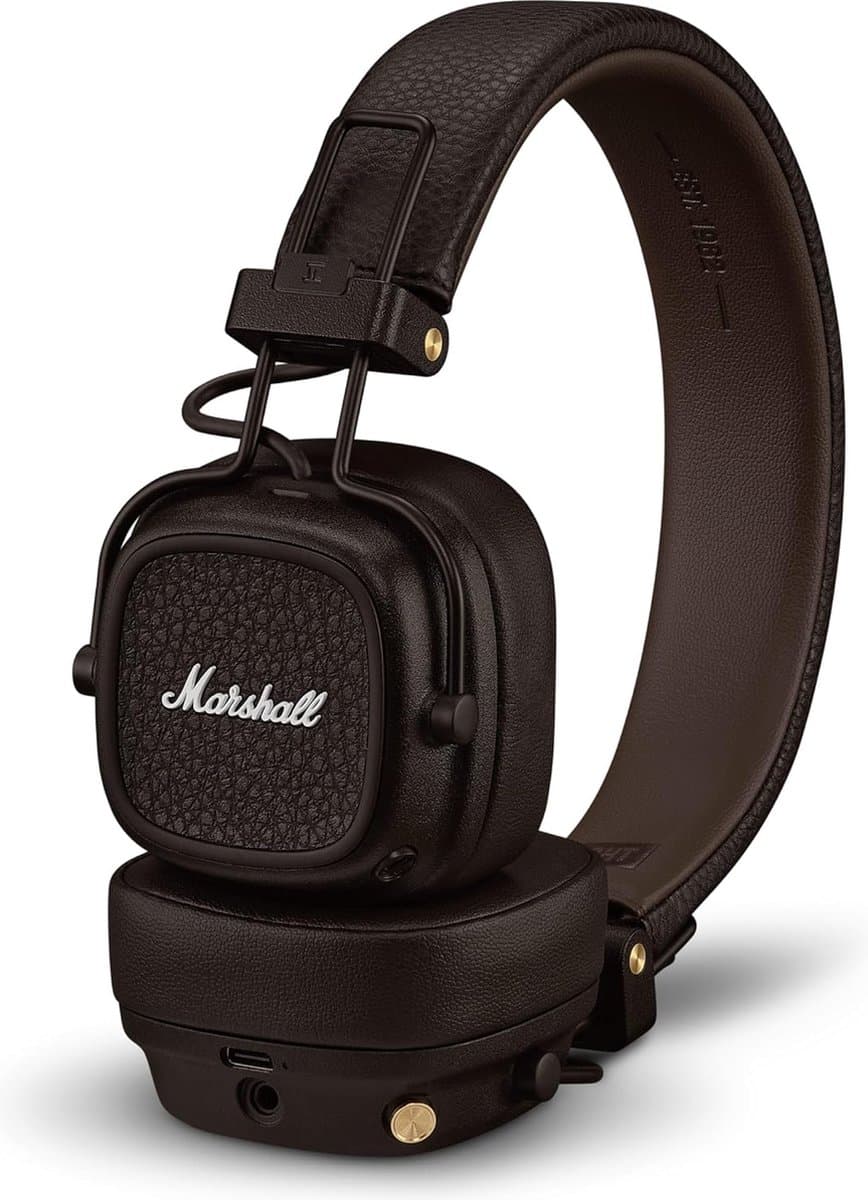 Marshall Major V - On-ear Bluetooth koptelefoon - Bruin — afbeelding 1