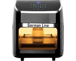 German Line AirFryer Oven 12 Liter - Zwart