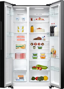 Hisense RS711N4AFE - Amerikaanse koelkast - Energielabel E - 550L - No-Frost - Freezer Convert - Fast Freeze - Zwart - 38dB - LED-display — thumbnail 9