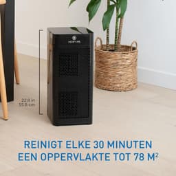 Medify Air MA-40 Luchtreiniger – 288 m³/u Air Purifier – HEPA H13 Filter & Touchscreen – Nachtmodus – Luchtfilter tegen Hooikoorts, Allergieën & Huisstofmijt – Zwart — thumbnail 2