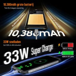 Blackview BV8900 - Robuuste Smartphone - 16GB RAM - 256GB - Warmtebeeldcamera - 6.5 inch - 10000mAh - IP68 Waterdicht - Outdoor Mobiele Telefoon - NFC - GPS - Oranje — thumbnail 7