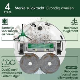 iRobot Roomba® Plus 505 Combo Robot + Autowash™ Dock - Robotstofzuiger met Dweilfunctie - Wit - N1852 — thumbnail 2