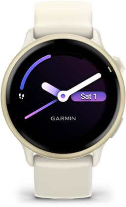 Garmin Vivoactive 6 - Smartwatch - Sporthorloge- Health - Fitness - 42 mm - Lunar Goudkleurig — thumbnail 4
