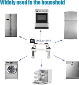 Wasmachine verhoger - Wasmachine verhoger - Wasmachine sokkel - Wasmachine verhoger met lade - Wasmachine opbouwmeubel - Wasmachine opbouwmeubel - Wasmachine Sokkel — thumbnail 6