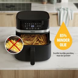 Tristar Airfryer FR-9418 - 8L - Grote Capaciteit XXL - PFAS Vrij - 7 programma's - Warmhoudfunctie - 2000 Watt — thumbnail 4