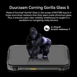 Blackview BV7300 - Robuuste Smartphone - 18GB RAM - 256GB - 15000mAh - Dual 4G LTE - Dual 800LM Campingverlichting - Android 14 - IP68 Waterdicht - 6580mAh - NFC - GPS - Zwart — thumbnail 13