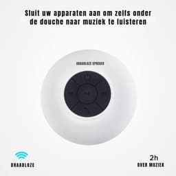 MMP ® Douche Radio - Radio - Douche Speaker - Wit -4cm x 4cm x 3cm — thumbnail 7