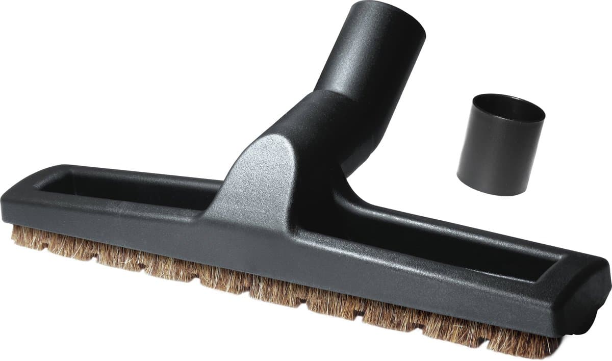 Dparts universeel parketborstel met zachte haren - 35mm + 32mm - Geschikt voor Miele Bosch Siemens Inventum Philips - Stofzuigervoet - Stofzuigermondstuk met paardenhaar — afbeelding 1