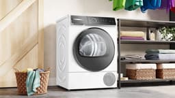 Bosch WQB235BSFG - Serie 8 - Wasdroger - Warmtepompdroger - Blijvend energiezuinig door Zelfreinigende condensor - Droogt zoals jij wilt met Auto Dry - Zeer stil - NL/FR display — thumbnail 9