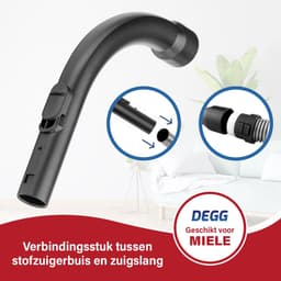 DEGG® - Pistoolgreep / Handgreep - Geschikt voor Miele - 35mm - Stofzuiger Onderdelen - Geschikt voor Miele Kliksysteem - Premium Kwaliteit — thumbnail 2