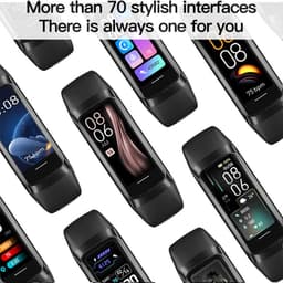 DrPhone ActiFit - 1.1'' AMOLED Scherm - Extra Lichte Activiteiten Tracker - Horloge met 25 Sportmodi - Zilver — thumbnail 16