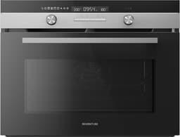 Inventum IMC6150RK - Inbouw combi-oven - Hetelucht - Magnetron - Grill - 50 liter - 45 cm hoog - Tot 250 graden - Zwart/RVS — thumbnail 1