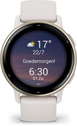 Garmin Vivoactive 5 - Sporthorloge - AMOLED-Scherm - Ivory/Cream Goudkleurig — thumbnail 5