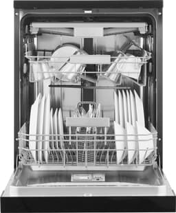Inventum VVW6046AB energiezuinige vaatwasser - 14 couverts - Besteklade-Bestekmand - Stil: 42 dB - 7 programma’s - Deur opent automatisch - Startuitstel - Energielabel C - Vrijstaand - Zwart — thumbnail 5
