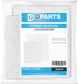 Dparts universeel stofzuigerfilter set - motorfilter + uitblaasfilter (microfilter) - op maat te knippen - 2 stuks - filter set stofzuiger - geschikt voor Miele, Philips, Nilfisk, AEG, Electrolux, Bosch, Siemens, Inventum, Sauber, Bestron, Princess — thumbnail 2